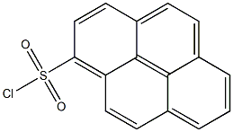 pyrene sulfonyl chloride 구조식 이미지