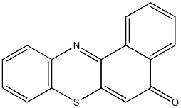 5-oxo-5H-benzo(a)phenothiazine 구조식 이미지