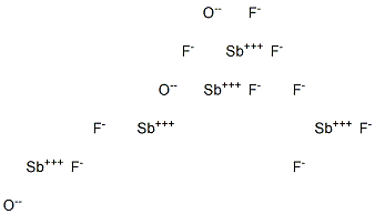 antimony oxide trifluoride Structure