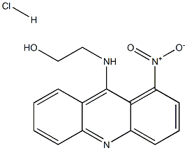 1-nitro-9-(2'-hydroxyethylamino)acridine hydrochloride 구조식 이미지