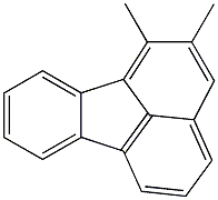 DIMETHYLFLUORANTHENE 구조식 이미지