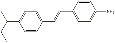 TRANS-4'-SEC-BUTYL-4-AMINOSTILBENE Structure