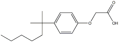 4-TERT-OCTYLPHENOXYACETICACID Structure