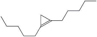 1,2-DIPENTYLCYCLOPROPENE Structure