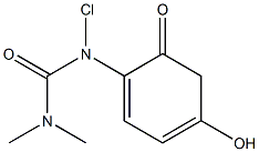 N3CHLORO4HYDROXYPHENYLNNDIMETHYLUREA 구조식 이미지