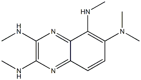 6-DIMETHYLAMINO-2,3,5-TRIMETHYLAMINOQUINOXALINE Structure