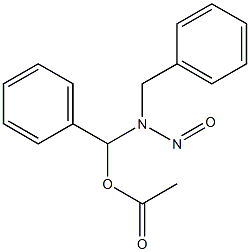 N-NITROSO-ALPHA-ACETOXYBENZYL-BENZYLAMINE Structure