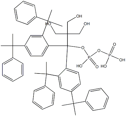 BIS(2,4-DICUMYLPHENYL)PENTAERYTHRITOLDIPHOSPHATE 구조식 이미지