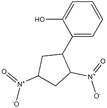 2,4-DINITRO-CYCLOPENTYLPHENOL Structure