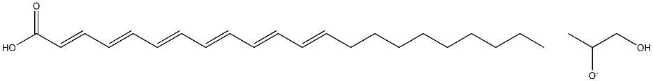 DOCOSAHEXAENOICACIDMONOGLYCERIDE Structure