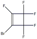 1-BROMOPENTAFLUOROCYCLOBUTENE Structure