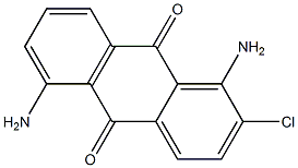 1,5-DIAMINO-2-CHLORANTHRAQUINONE 구조식 이미지