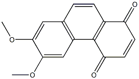 6,7-DIMETHOXY-1,4-PHENANTHRENEQUINONE 구조식 이미지