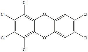 1,2,3,4,7,8-HEXACHLORO-DIBENZO-PARA-DIOXIN Structure