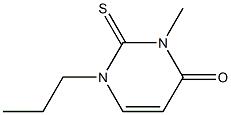 METHYLPROPYLTHIOURACIL 구조식 이미지