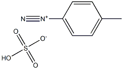 PARA-METHYLBENZENEDIAZONIUMBISULPHATE Structure