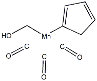 MANGANESE,TRICARBONYLHYDROXYMETHYLCYCLOPENTADIENYL Structure