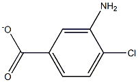 3-AMINO-4-CHLOROBENZOATE 구조식 이미지