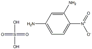 4-NITRO-META-PHENYLENEDIAMINESULFATE 구조식 이미지