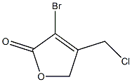 3-BROMO-4-(CHLOROMETHYL)-2(5H)-FURANONE 구조식 이미지