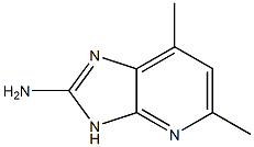 2-AMINO-3H-5,7-DIMETHYLIMIDAZO(4,5-B)PYRIDINE Structure