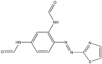 6-PARA-DIMETHYLAMINOPHENYLAZOTHIAZOLE 구조식 이미지