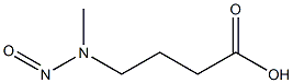 4-(METHYLNITROSAMINO)BUTYRICACID 구조식 이미지