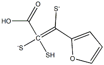 ALPHA-MERCAPTO-BETA-(2-FURYL)ACRYLICACIDDISULPHIDE Structure