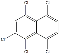 1,2,4,5,8-PENTACHLORONAPHTHALENE Structure