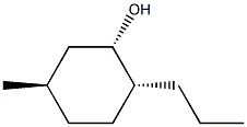 CYCLOHEXANOL,5-METHYL-2-PROPYL-,(1S-(1ALPHA,2ALPHA,5BETA))- 구조식 이미지