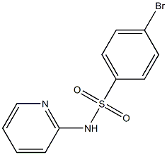 4-BROMO-N-2-PYRIDINYL-BENZENESULPHONAMIDE 구조식 이미지