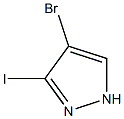 4-BROMOIODOPYRAZOLE Structure