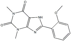 (METHOXYPHENYL)THEOPHYLLINE Structure