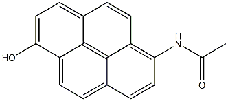1-ACETAMIDOPYREN-6-OL Structure