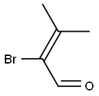 2-BROMO-3-METHYL-2-BUTENAL 구조식 이미지