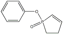 1-PHENOXY-2-PHOSPHOLENE1-OXIDE 구조식 이미지