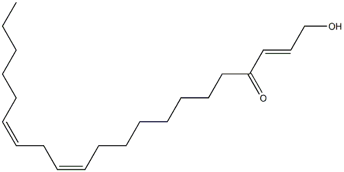 (2E,12Z,15Z)-1-HYDROXYHENEICOSA-2,12,15-TRIEN-4-ONE Structure