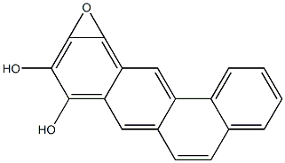 BENZ[A]ANTHRACENE-8,9-DIOL10,11-OXIDE 구조식 이미지