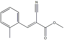 METHYL2-CYANO-3-(2-METHYLPHENYL)-ACRYLATE 구조식 이미지