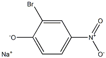 2-BROMO-4-NITROPHENOL,SODIUMSALT 구조식 이미지