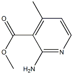 Methyl 2-amino-4-methylpyridine-3-carboxylate 구조식 이미지