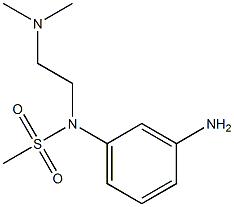 (3-aminophenyl)-N-(2-(dimethylamino)ethyl)methanesulfonamide Structure