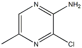 3-Chloro-5-methyl-pyrazin-2-ylamine 구조식 이미지