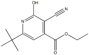 6-tert-Butyl-3-cyano-2-hydroxy-isonicotinic acid ethyl ester Structure