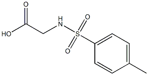 N-(toluene-4-sulfonyl)-glycine Structure