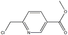 2-chloromethylpyridine-5-carboxylic acid methyl ester 구조식 이미지