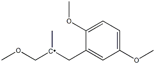 (2,5-Dimethoxy-benzyl)-(2-methoxy-1-methyl-ethyl)- Structure