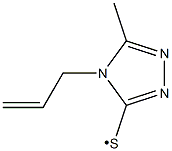 (4-Allyl-5-methyl-4H-[1,2,4]triazol-3-ylsulfanyl)- Structure