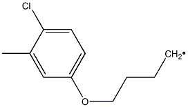 [3-(4-Chloro-3-methylphenoxy)propyl]methyl- Structure