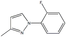 1-(2-Fluorophenyl)-3-methyl-1H-pyrazole Structure